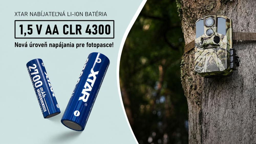 XTAR AA 1.5 V CLR 4300 lítium elem 4 db tokkal